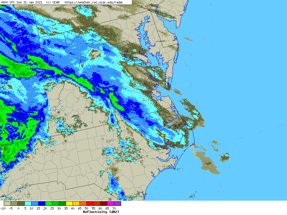 Summary of January 31, 2021 Winter Storm